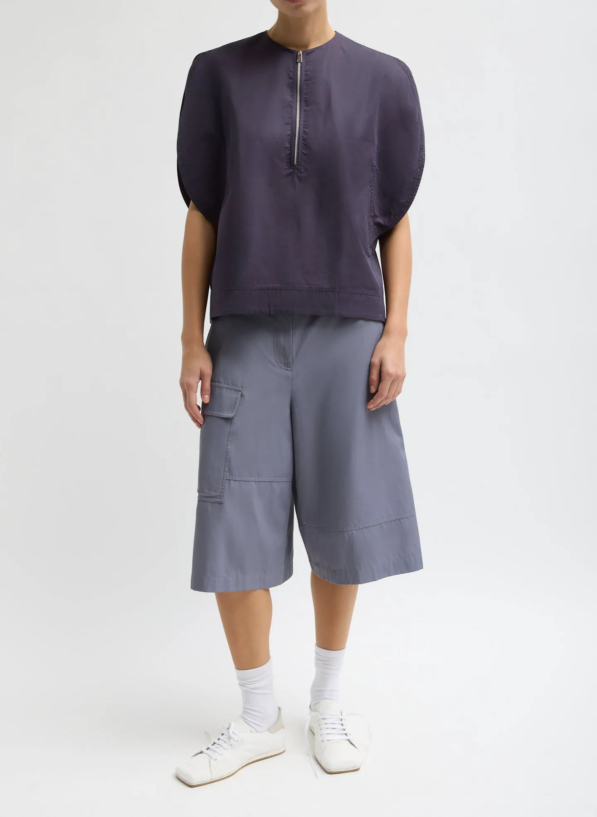 Eco Poplin Balloon Origami Top