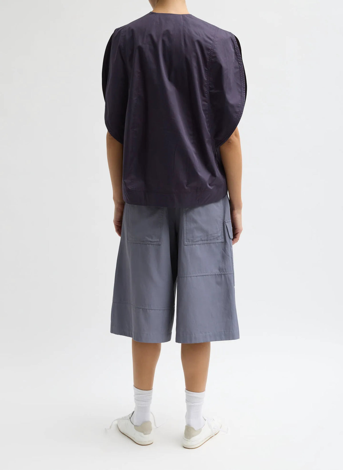 Eco Poplin Balloon Origami Top
