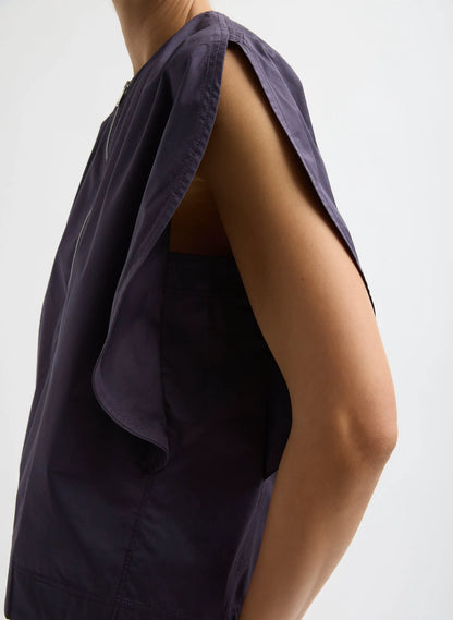 Eco Poplin Balloon Origami Top