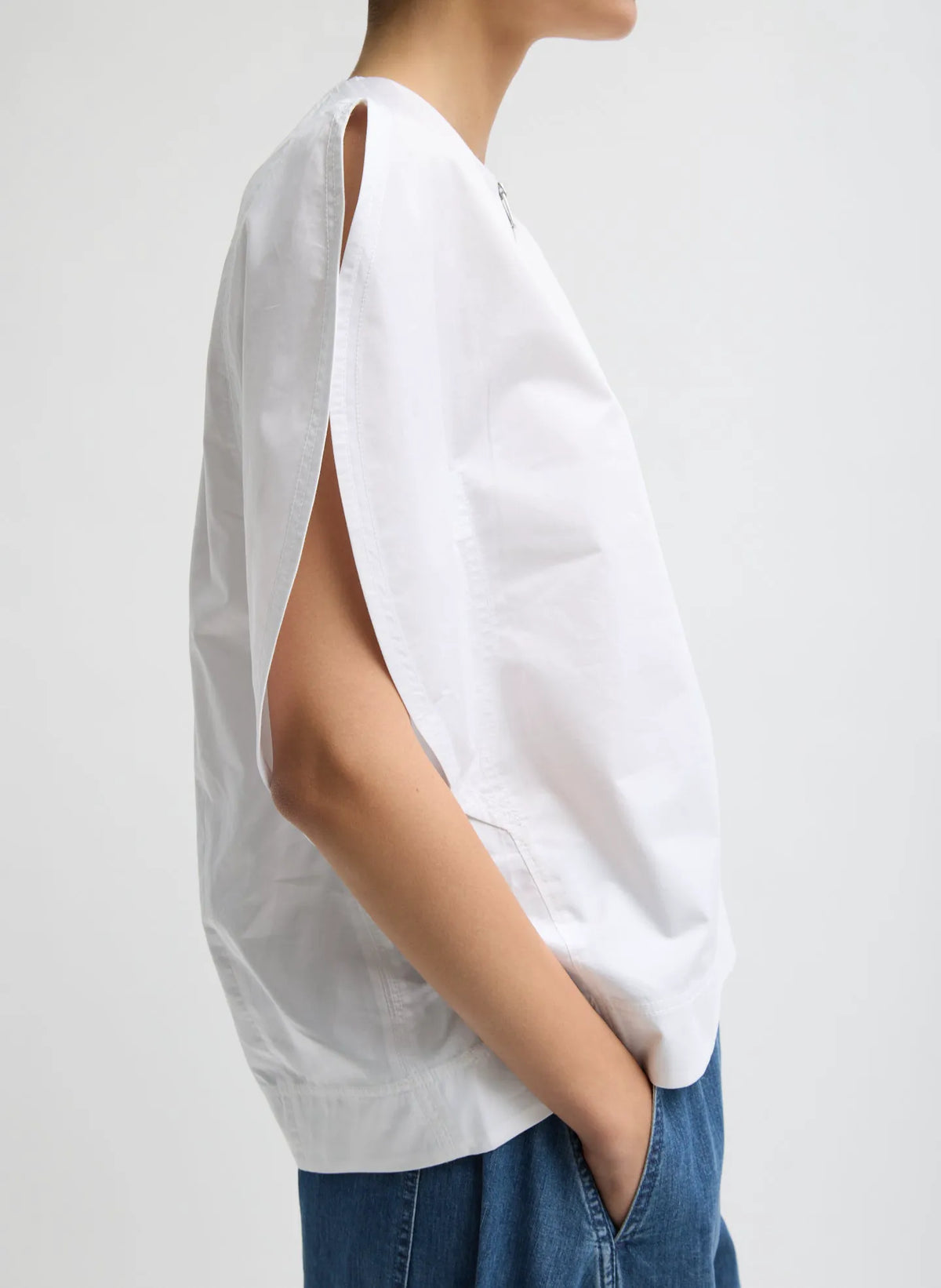 Eco Poplin Balloon Origami Top