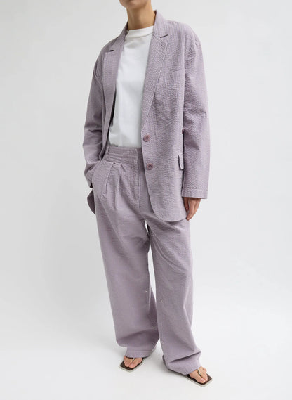 Garment Dyed Seersucker Liam Blazer