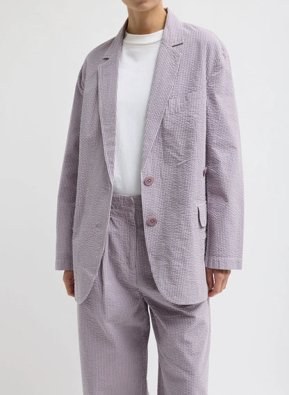 Garment Dyed Seersucker Liam Blazer