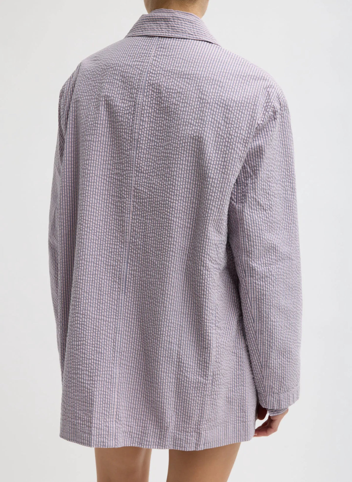 Garment Dyed Seersucker Liam Blazer