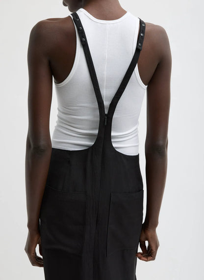 Summer Acetate Crinkle Overall Skirt