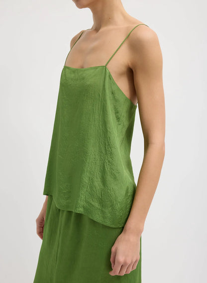 Summer Acetate Crinkle Cami
