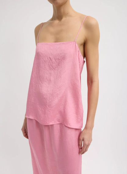 Summer Acetate Crinkle Cami
