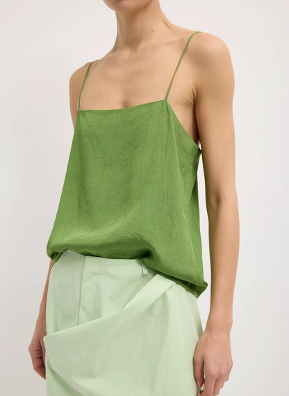 Summer Acetate Crinkle Cami