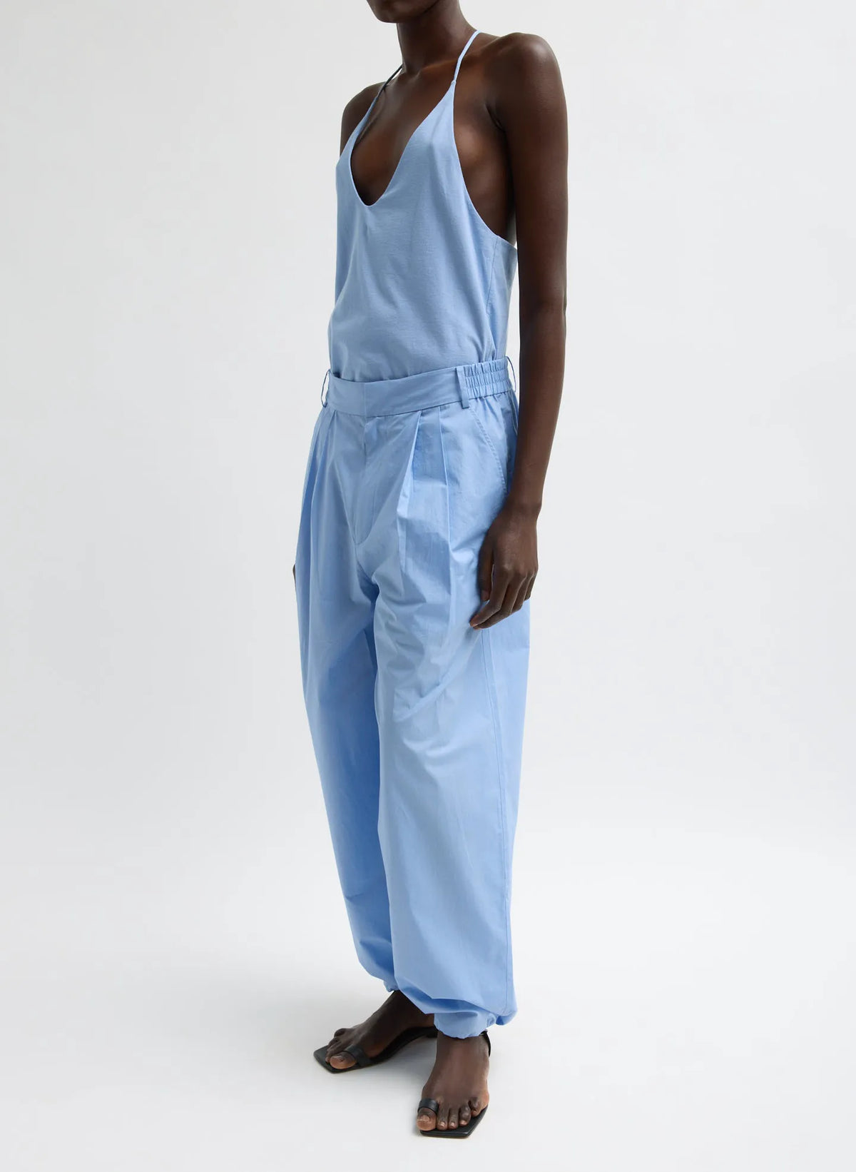 Vintage Cotton Wide Leg Pull On Cargo Pant