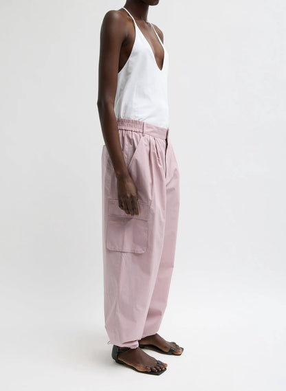 Vintage Cotton Wide Leg Pull On Cargo Pant