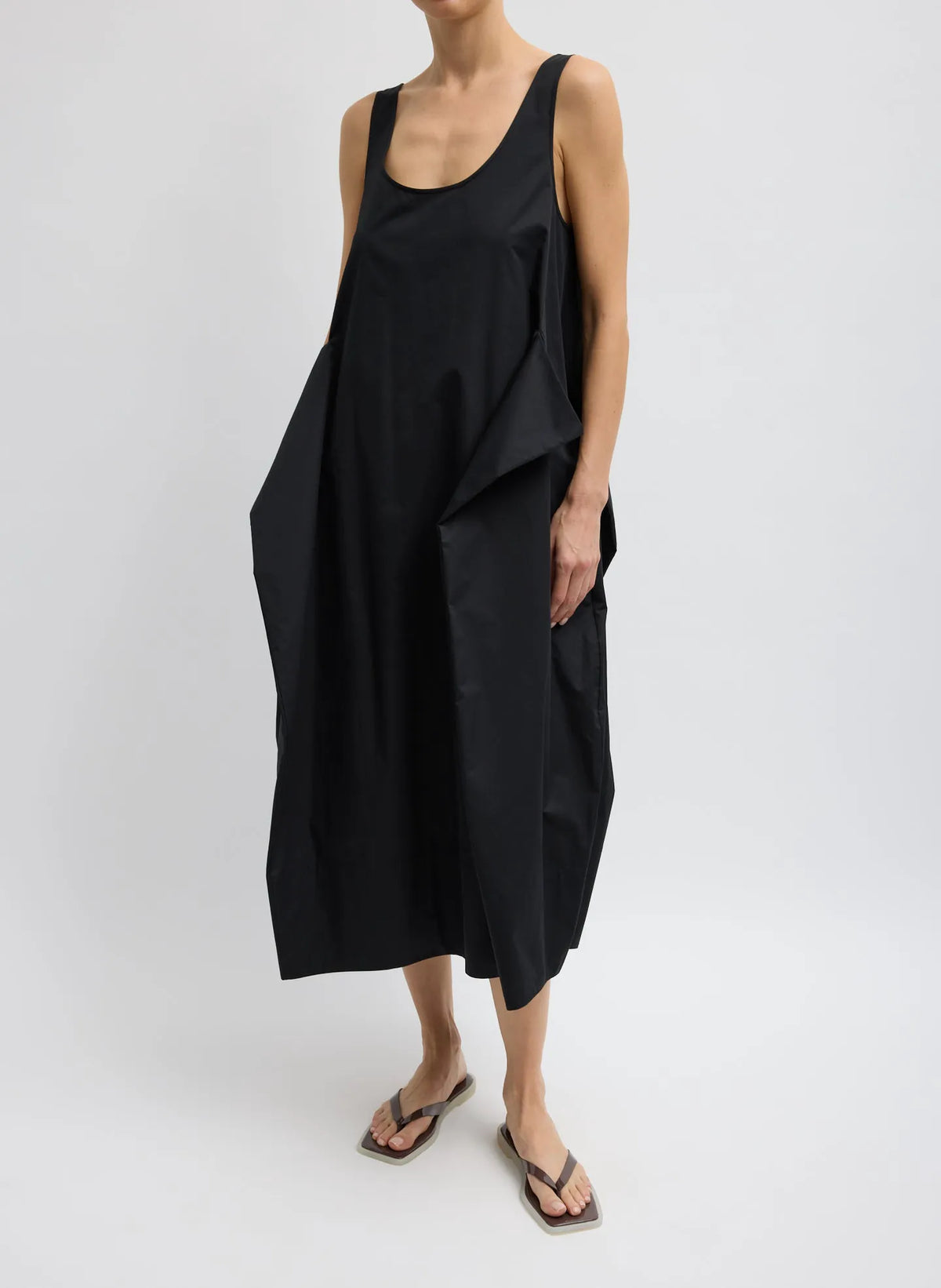 Eco Poplin Tank Dress
