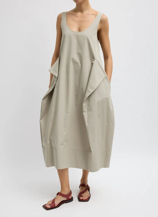 Eco Poplin Tank Dress