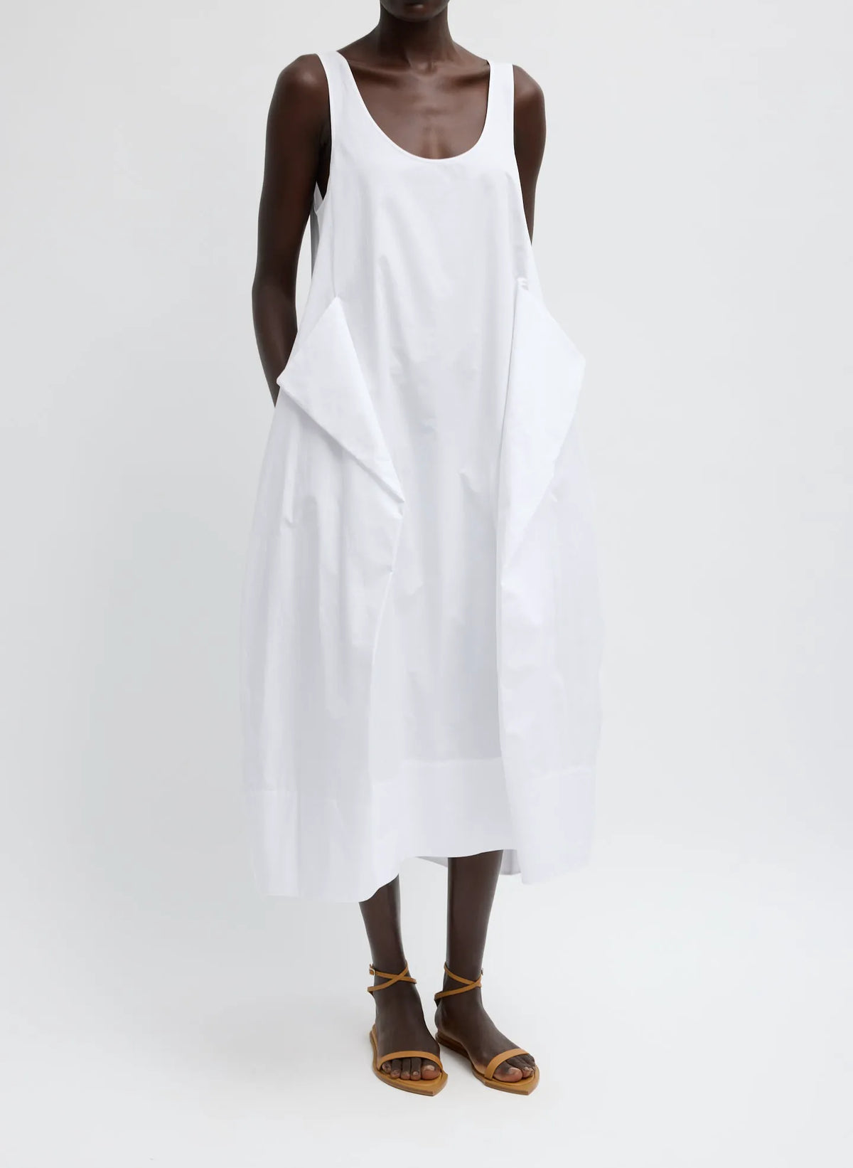 Eco Poplin Tank Dress