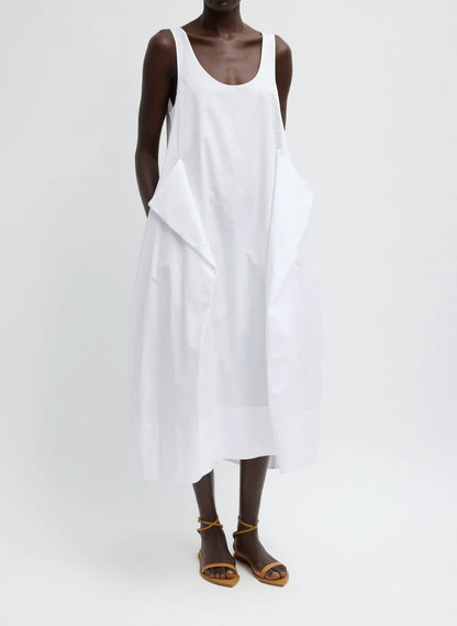 Eco Poplin Tank Dress