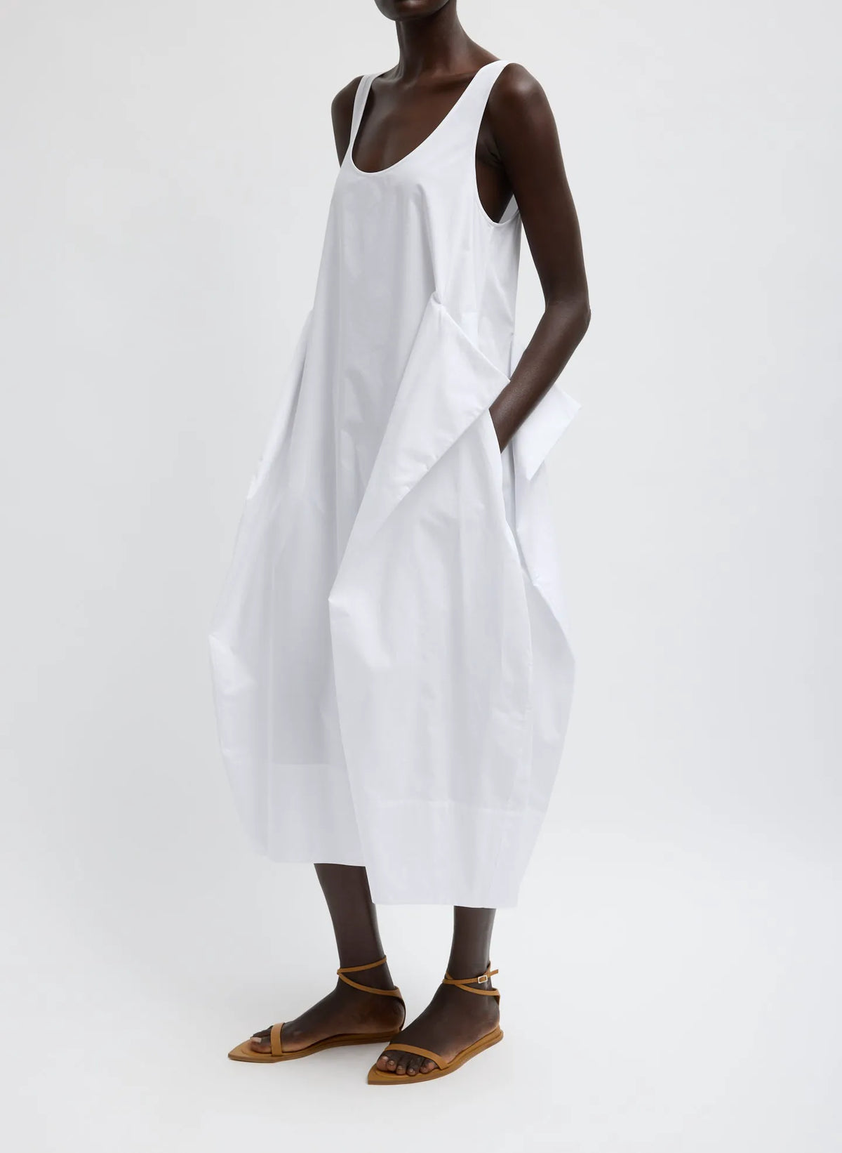 Eco Poplin Tank Dress