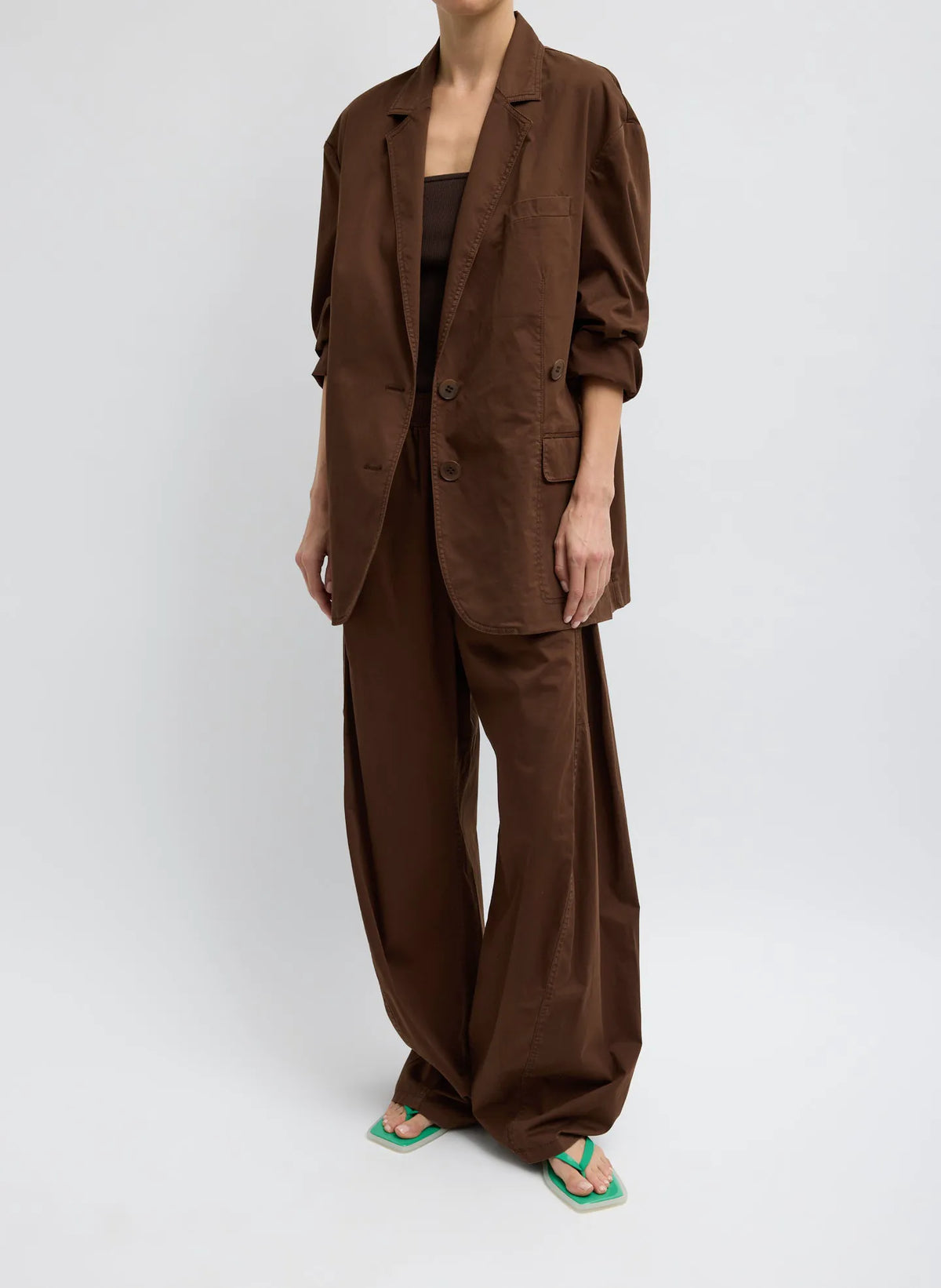Garment Dyed Silky Cotton Liam Blazer