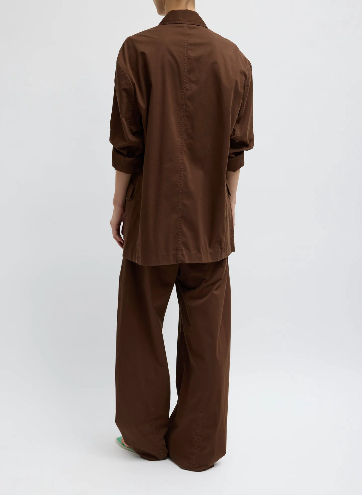 Garment Dyed Silky Cotton Liam Blazer