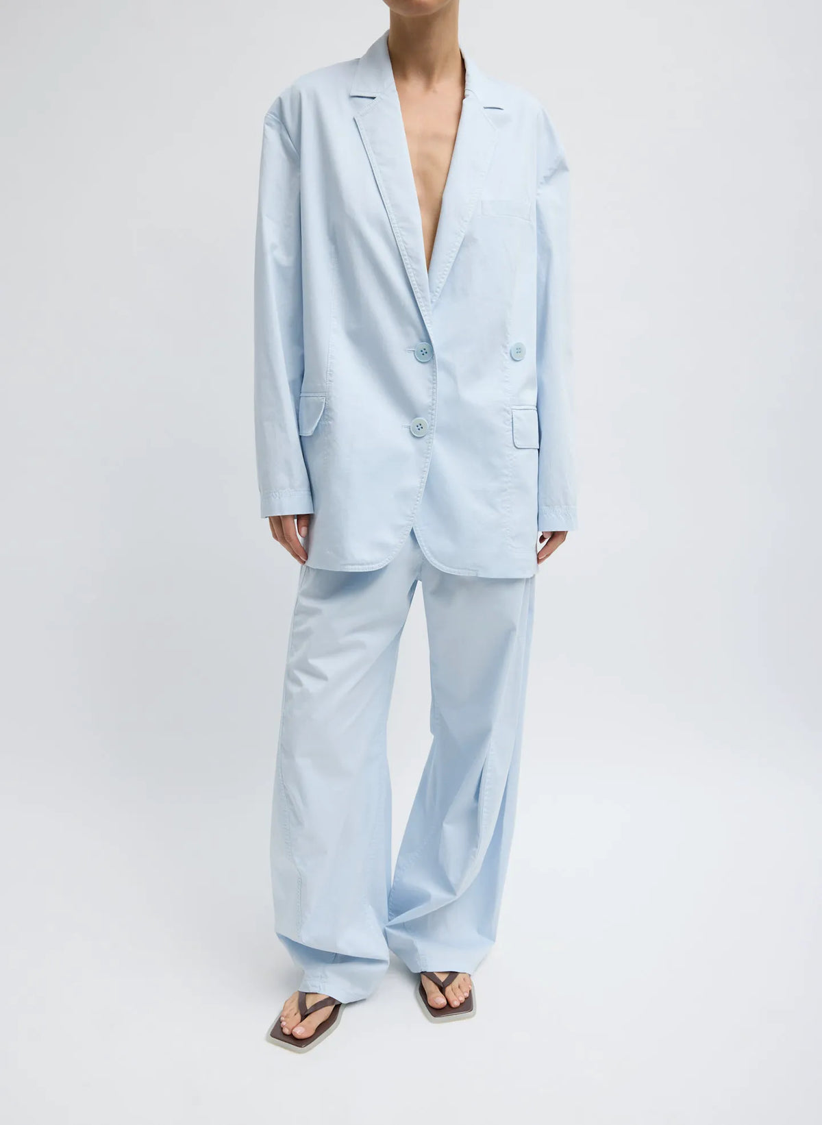 Garment Dyed Silky Cotton Liam Blazer