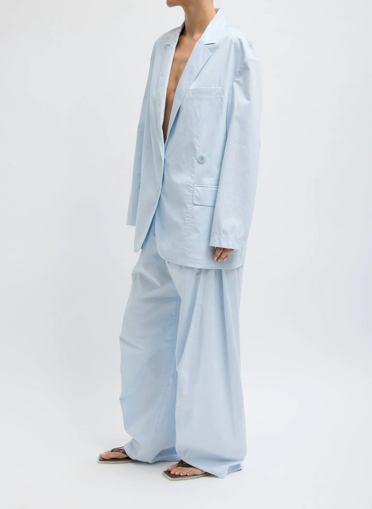 Garment Dyed Silky Cotton Liam Blazer