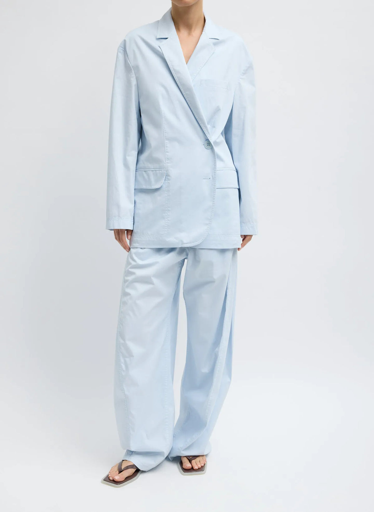 Garment Dyed Silky Cotton Liam Blazer