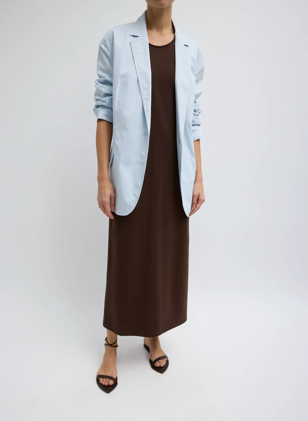 Garment Dyed Silky Cotton Liam Blazer