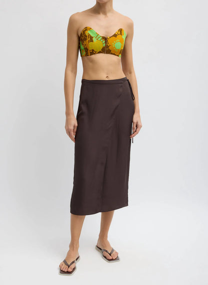 Kamara Print Strapless Bralette