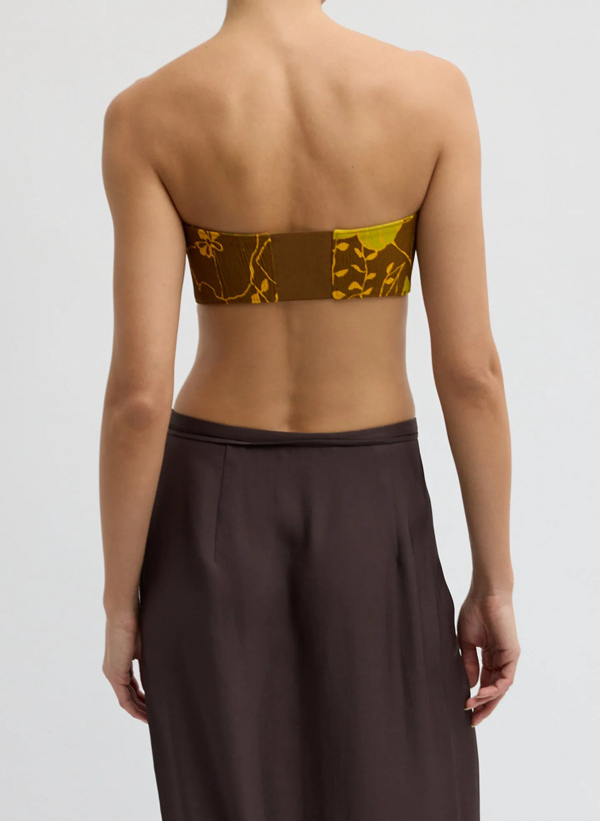 Kamara Print Strapless Bralette