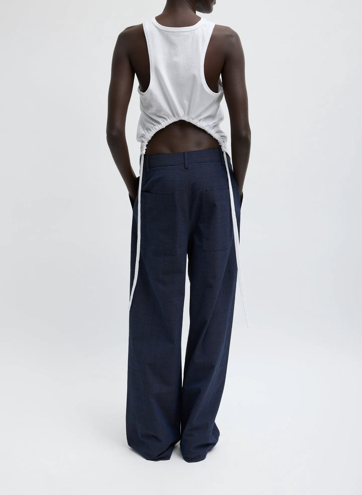 Menswear Crepon Stella Full Length Pant