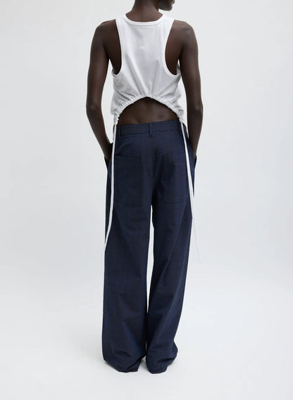 Menswear Crepon Stella Full Length Pant