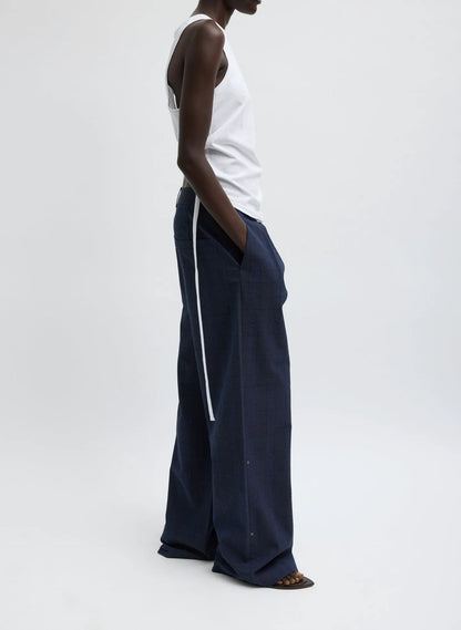 Menswear Crepon Stella Full Length Pant
