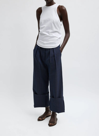 Menswear Crepon Stella Full Length Pant