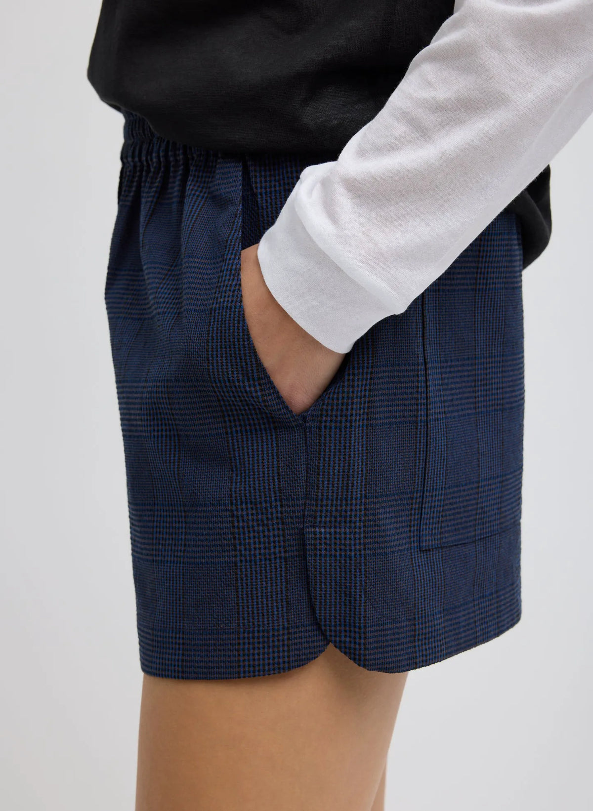 Menswear Crepon Pull On Shorts