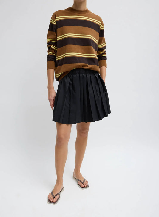Summer Nylon Pull On Mini Skirt