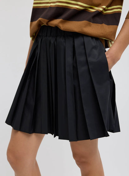 Summer Nylon Pull On Mini Skirt