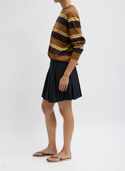 Summer Nylon Pull On Mini Skirt