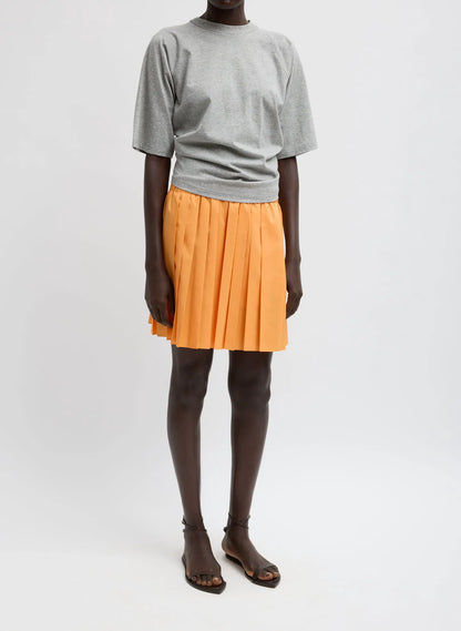 Summer Nylon Pull On Mini Skirt