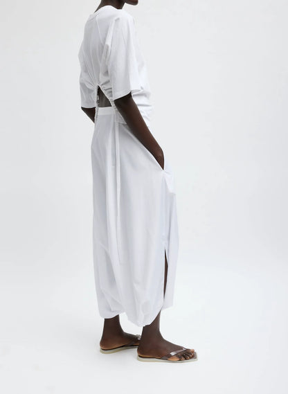 Summer Nylon Flat Front Jalouise Skirt