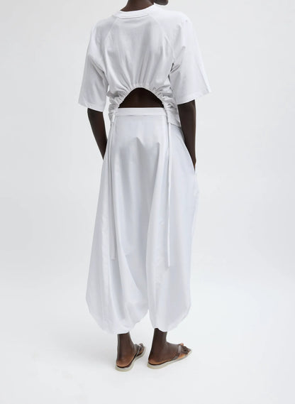 Summer Nylon Flat Front Jalouise Skirt
