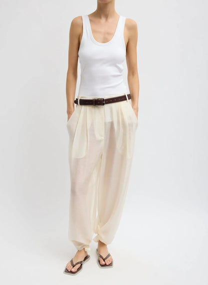 Summer Voile Stella Pant With Slit Detail