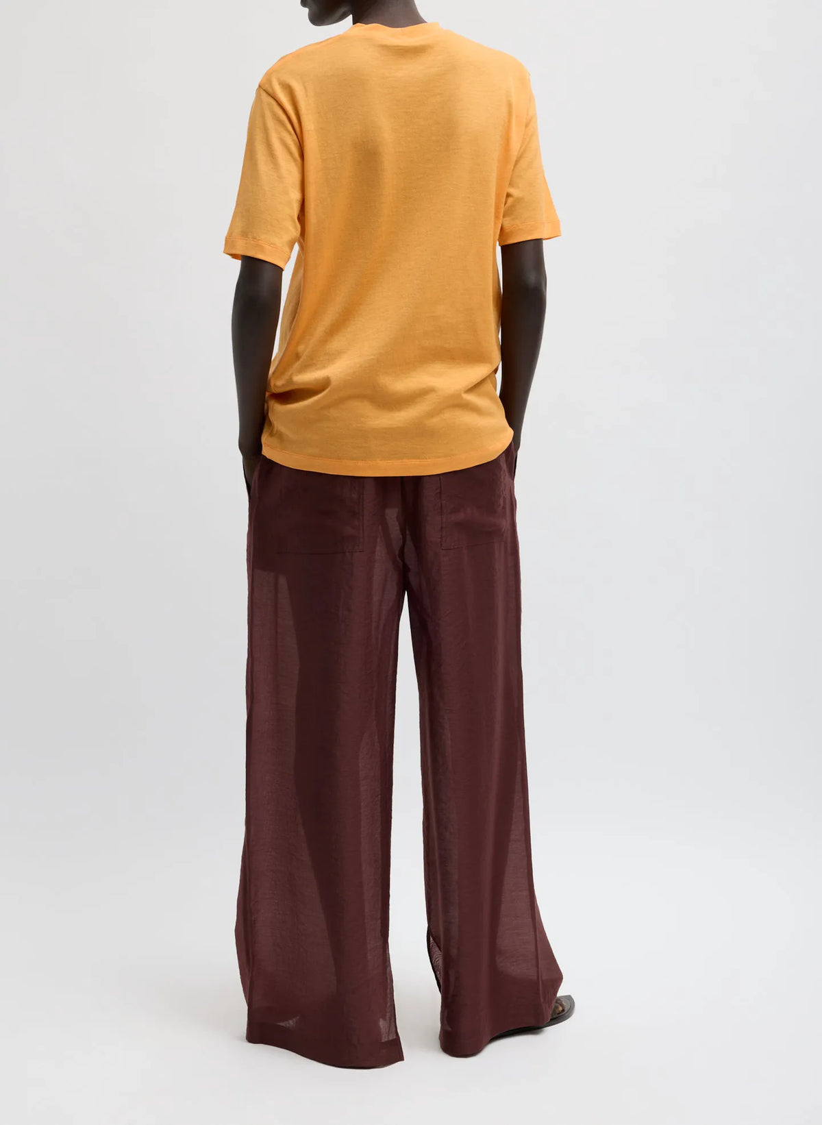 Summer Voile Stella Pant With Slit Detail