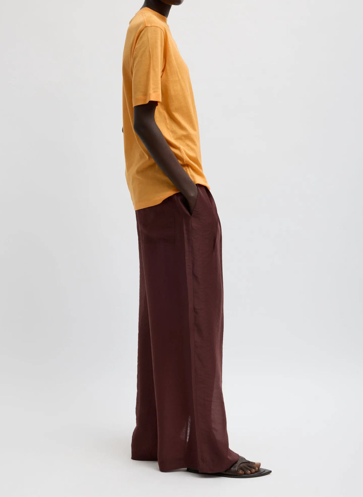Summer Voile Stella Pant With Slit Detail