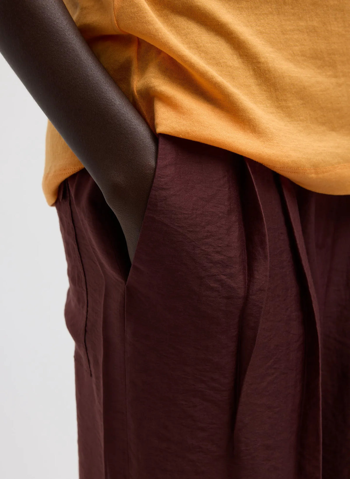 Summer Voile Stella Pant With Slit Detail