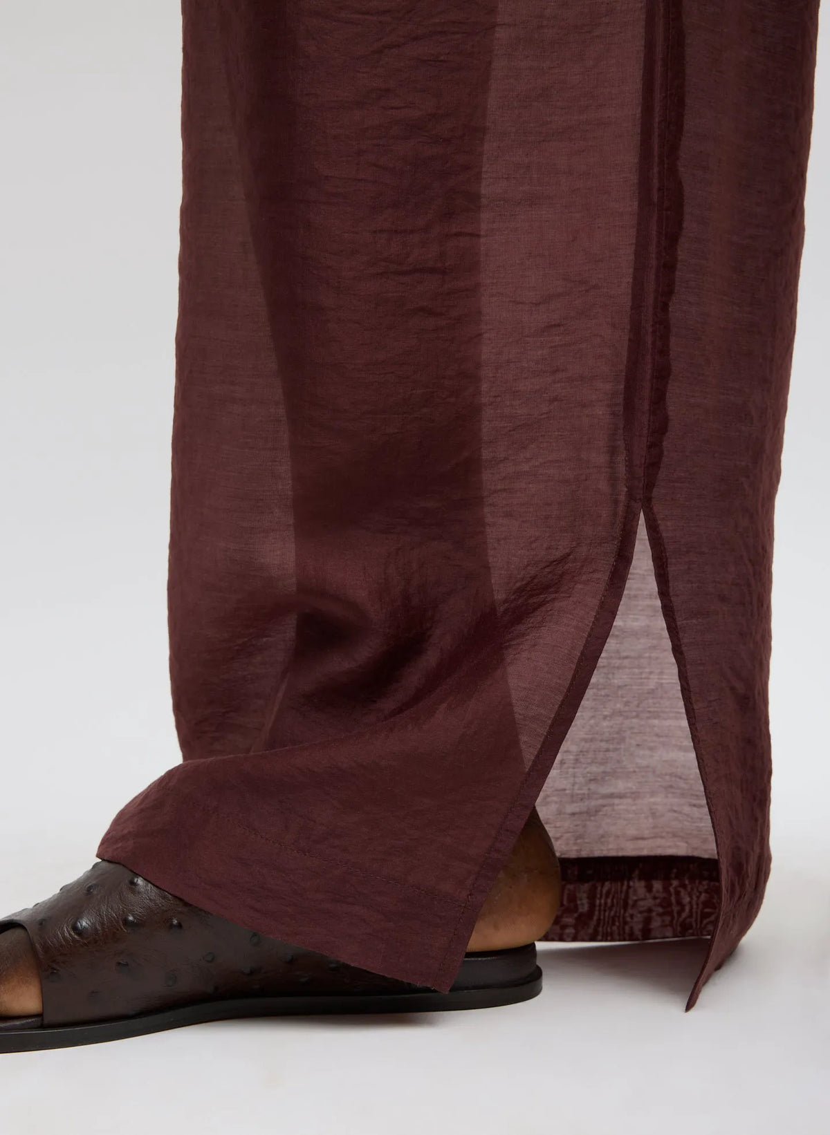 Summer Voile Stella Pant With Slit Detail