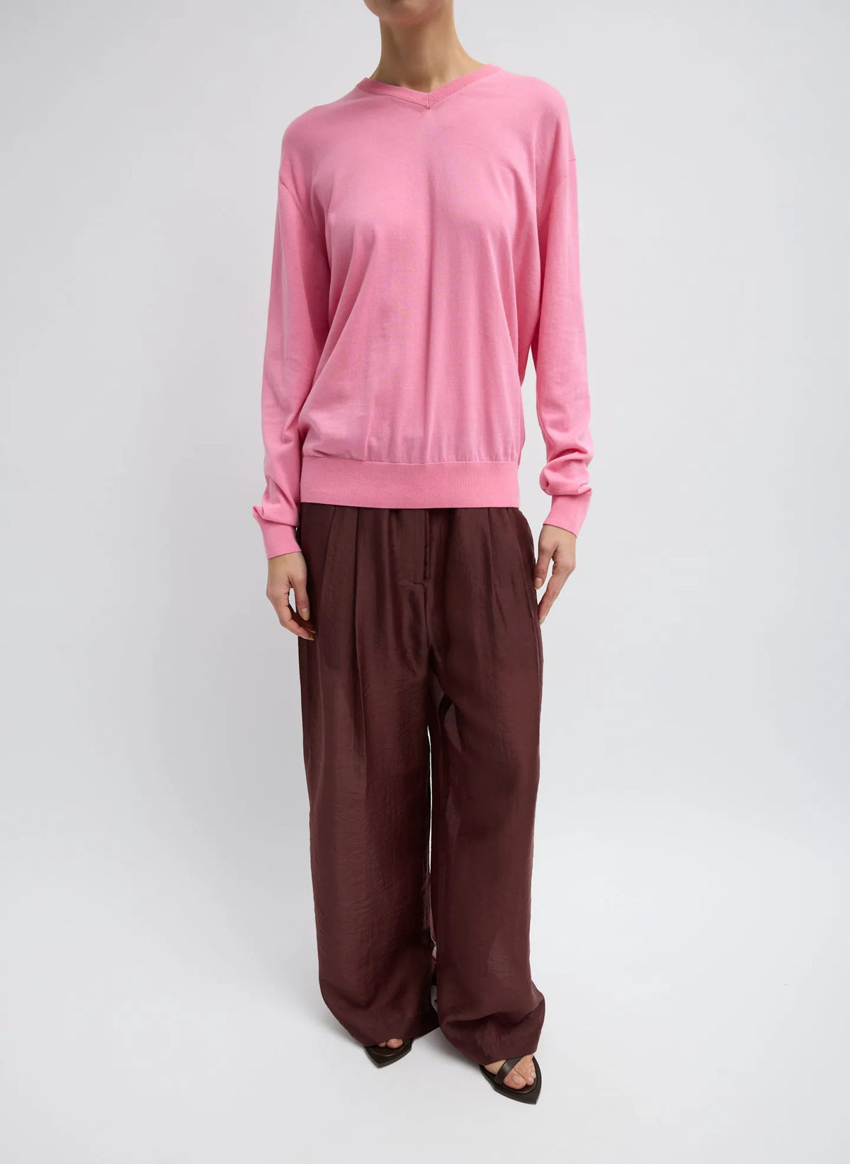 Summer Voile Stella Pant With Slit Detail