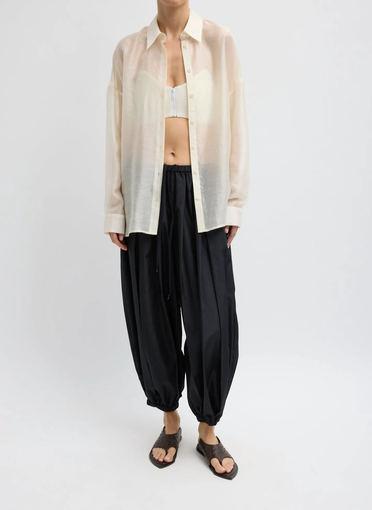Summer Voile Oversized Shirt