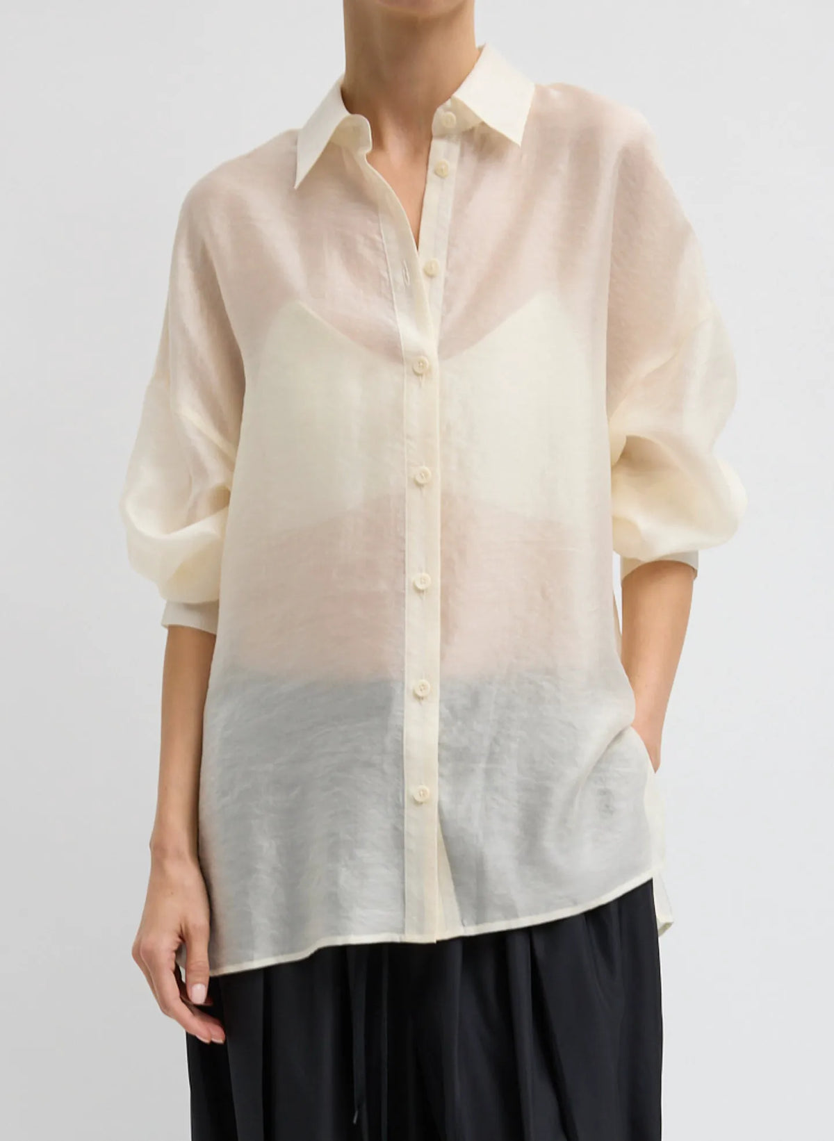 Summer Voile Oversized Shirt