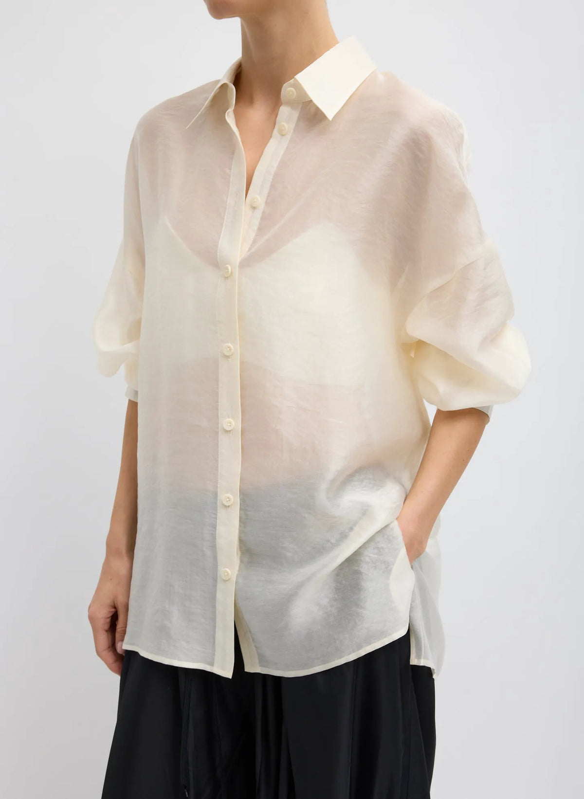 Summer Voile Oversized Shirt