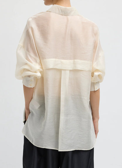 Summer Voile Oversized Shirt
