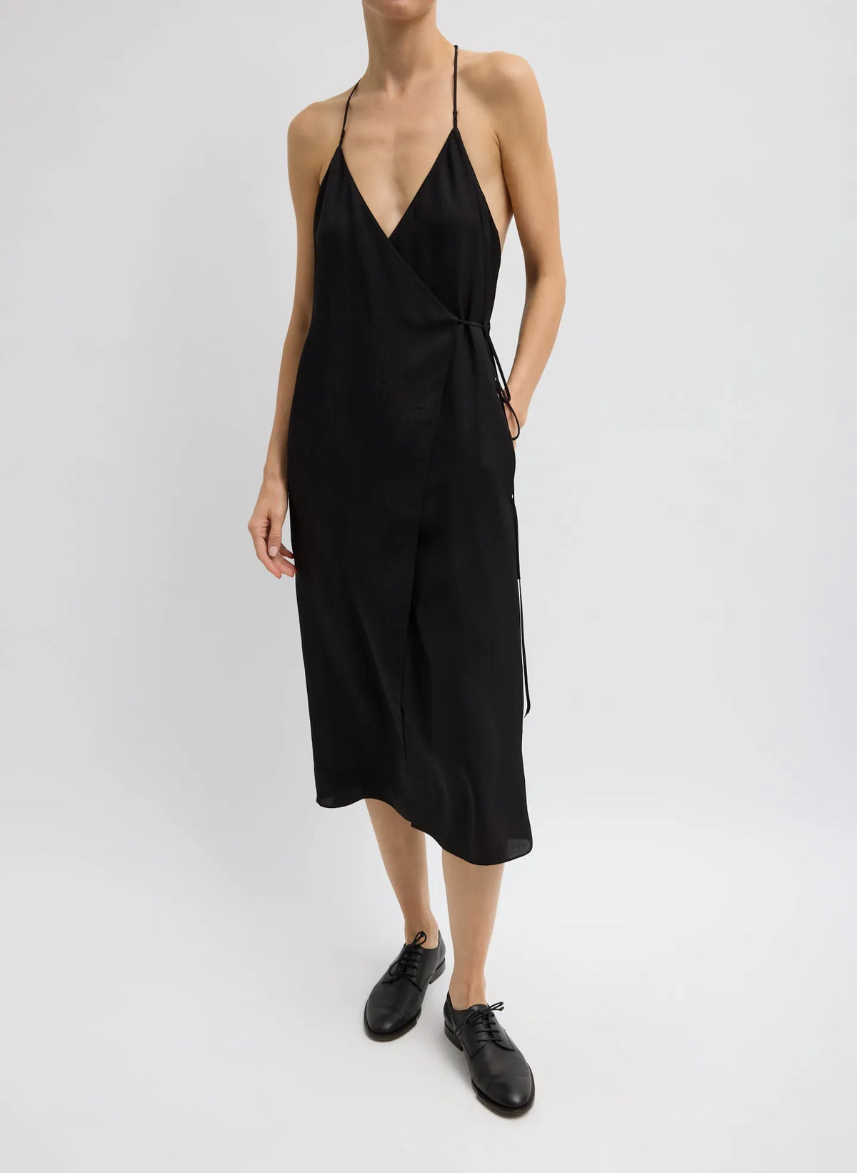 Summer Slip Wrap Dress