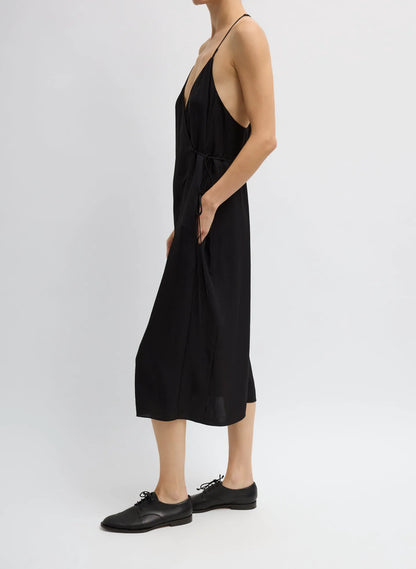 Summer Slip Wrap Dress