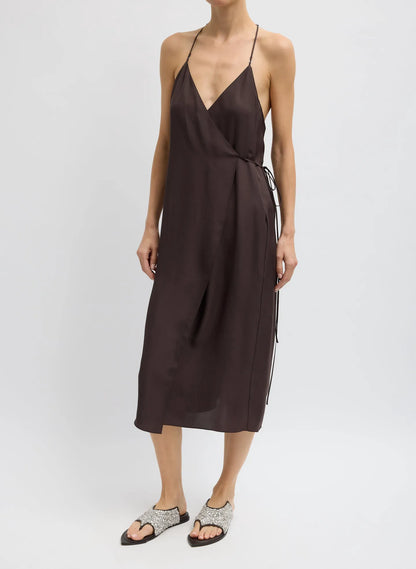 Summer Slip Wrap Dress